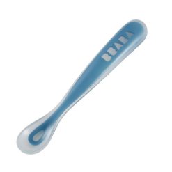 BÉABA Repas | Cuillere 1Er Age Silicone - Blue