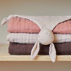 Jollein Doudou | Doudou Attache Sucette Lapin - Nougat