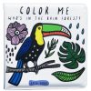 Wee Gallery Livres | Livre De Bain Color Me - Who'S In The Rainforest