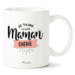 Manahia Repas | Mug Je T'Aime Ma Petite Maman Cherie - 320 Ml