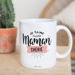 Manahia Repas | Mug Je T'Aime Ma Petite Maman Cherie - 320 Ml