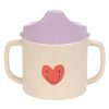 LÄSSIG Repas | Tasse D'Apprentissage Happy Rascals - Coeur