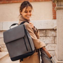 BÉABA Sac A Langer | Sac A Dos Oslo - Mineral Grey