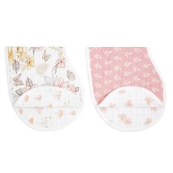 aden + anais Bavoir | Lot De 2 Bavoirs D'Epaule Burpy Bibs - Earthly