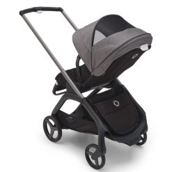 Bugaboo Poussette Citadine | Poussette Citadine Complete Dragonfly Chassis Graphite - Gris Chine