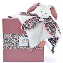 Doudou et Compagnie Doudou | Doudou Petale Lapin Boh'Aime - Blanc