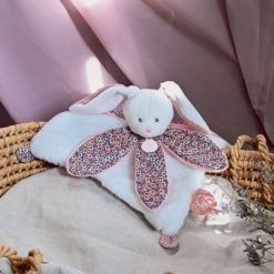 Doudou et Compagnie Doudou | Doudou Petale Lapin Boh'Aime - Blanc