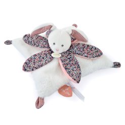 Doudou et Compagnie Doudou | Doudou Petale Lapin Boh'Aime - Blanc