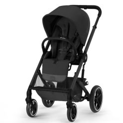 Cybex Poussette Citadine | Poussette Citadine Balios S Lux Cadre Noir - Moon Black