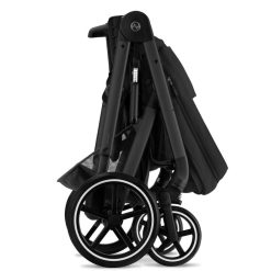 Cybex Poussette Citadine | Poussette Citadine Balios S Lux Cadre Noir - Moon Black