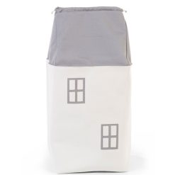 Childhome Rangement | Sac De Rangement Maison - Gris Et Ecru