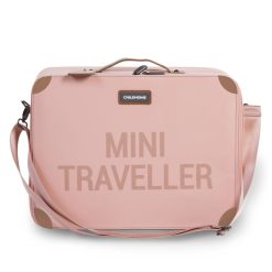 Childhome Bagagerie Enfant | Valise Mini Traveller - Rose Et Cuivre