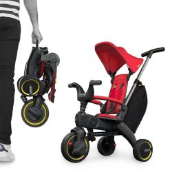 Doona Trotteur & Porteur | Tricycle Evolutif Compact Liki Trike S3 - Flame Red