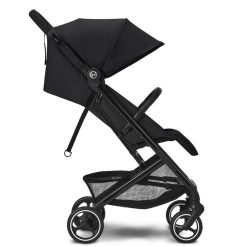 Cybex Poussette Citadine | Poussette Citadine Ultra-Compacte Beezy - Moon Black