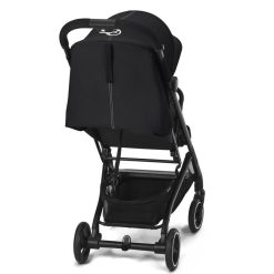 Cybex Poussette Citadine | Poussette Citadine Ultra-Compacte Beezy - Moon Black