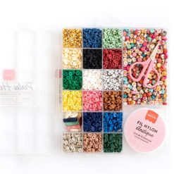 La Petite Epicerie Loisirs Creatifs | Boite De 16 Couleurs De Perles Heishi - Nature