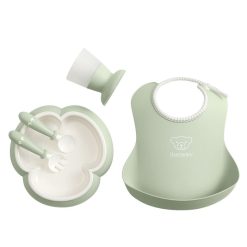 BabyBjörn Repas | Coffret Repas 5 Pieces - Vert Pastel