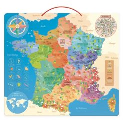 Vilac Mes Premiers Jouets | Carte De France Educative Magnetique