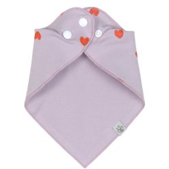 LÄSSIG Bavoir | Lot De 2 Bavoirs Bandana Happy Rascals Coeur - 0/24 Mois