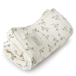 Babyshower Matelas Et Housse A Langer | Matelas A Langer Nomade Knot - Olive Bloom