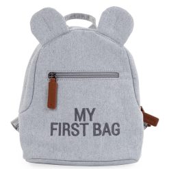 Childhome Bagagerie Enfant | Sac A Dos My First Bag Canvas - Gris