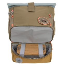 LÄSSIG Bagagerie Enfant | Sac A Dos Mini Rolltop - Vert Olive