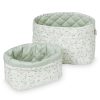 Camcam Copenhagen Rangement | Lot De 2 Paniers De Rangement - Green Leaves