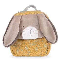 Moulin Roty Bagagerie Enfant | Sac A Dos Lapin - Trois Petits Lapins