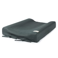 Nobodinoz Matelas Et Housse A Langer | Housse De Matelas A Langer Lin Francais - Green Blue