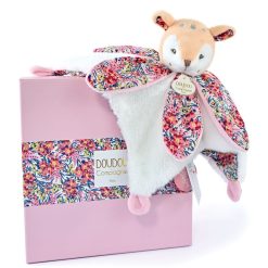 Doudou et Compagnie Doudou | Doudou Petale Faon Boh'Aime - Blanc