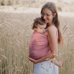 Neobulle Porte Bebe | Echarpe Sling Coton Bio - Terracotta