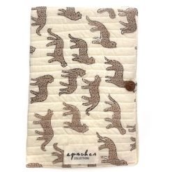 Apaches Textile | Protege-Carnet De Sante Bimal Bengale - Latte