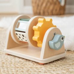 Done by Deer Mes Premiers Jouets | Rouleau Multi Sensoriel D'Activites Birdee