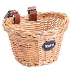 Trybike Trotteur & Porteur | Panier En Osier Pour Velo - Naturel