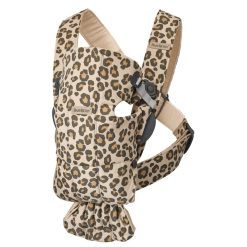 BabyBjörn Porte Bebe | Porte-Bebe Mini Coton - Leopard Beige