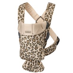 BabyBjörn Porte Bebe | Porte-Bebe Mini Coton - Leopard Beige