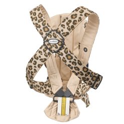 BabyBjörn Porte Bebe | Porte-Bebe Mini Coton - Leopard Beige