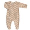 Bonjour Little Body & Pyjama | Combinaison Bebe Jour Et Nuit Velours Californian Poppy - 1 Mois