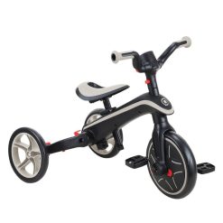 Globber Trotteur & Porteur | Tricycle Evolutif Trike Explorer Foldable 4-En-1 - Taupe