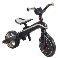 Globber Trotteur & Porteur | Tricycle Evolutif Trike Explorer Foldable 4-En-1 - Taupe