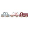 Little Dutch Mes Premiers Jouets | Lot De 3 Vehicules D'Urgence