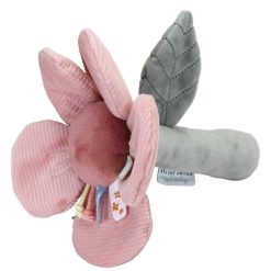 Little Dutch Hochet | Hochet Peluche Fleur Flowers & Butterflies - Rose