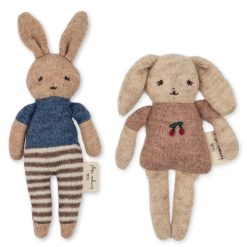 Konges Sløjd Doudou | Lot De 2 Doudous Lapins