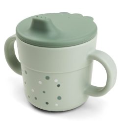 Done by Deer Repas | Tasse D'Apprentissage Foodie Happy Dots Vert - 215 Ml