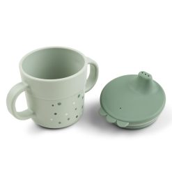 Done by Deer Repas | Tasse D'Apprentissage Foodie Happy Dots Vert - 215 Ml