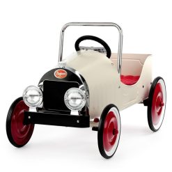 Baghera Trotteur & Porteur | Voiture A Pedales Classic - Blanc