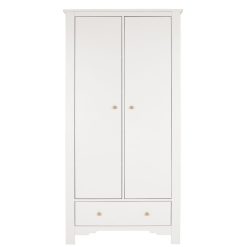 Maison Charlotte Meuble Bebe | Armoire 2 Portes Montmartre - Blanc