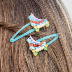 Rex London Barrettes | Lot De 2 Barrettes A Paillettes - Rollers