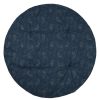 Nobodinoz Tapis D'Eveil | Tapis De Jeux Fluffy - Gold Bubble & Night Blue