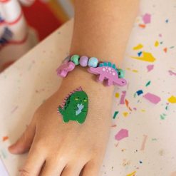 La Petite Epicerie Loisirs Creatifs | Mon Kit Bijou Enfant - Bracelet Dinosaures